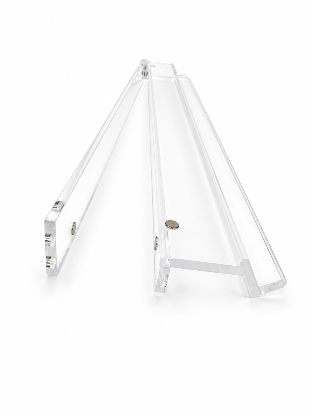 Clear acrylic rack and pusher