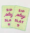 Charleston Mahjong Club shufflers, Sip, Play, Slay