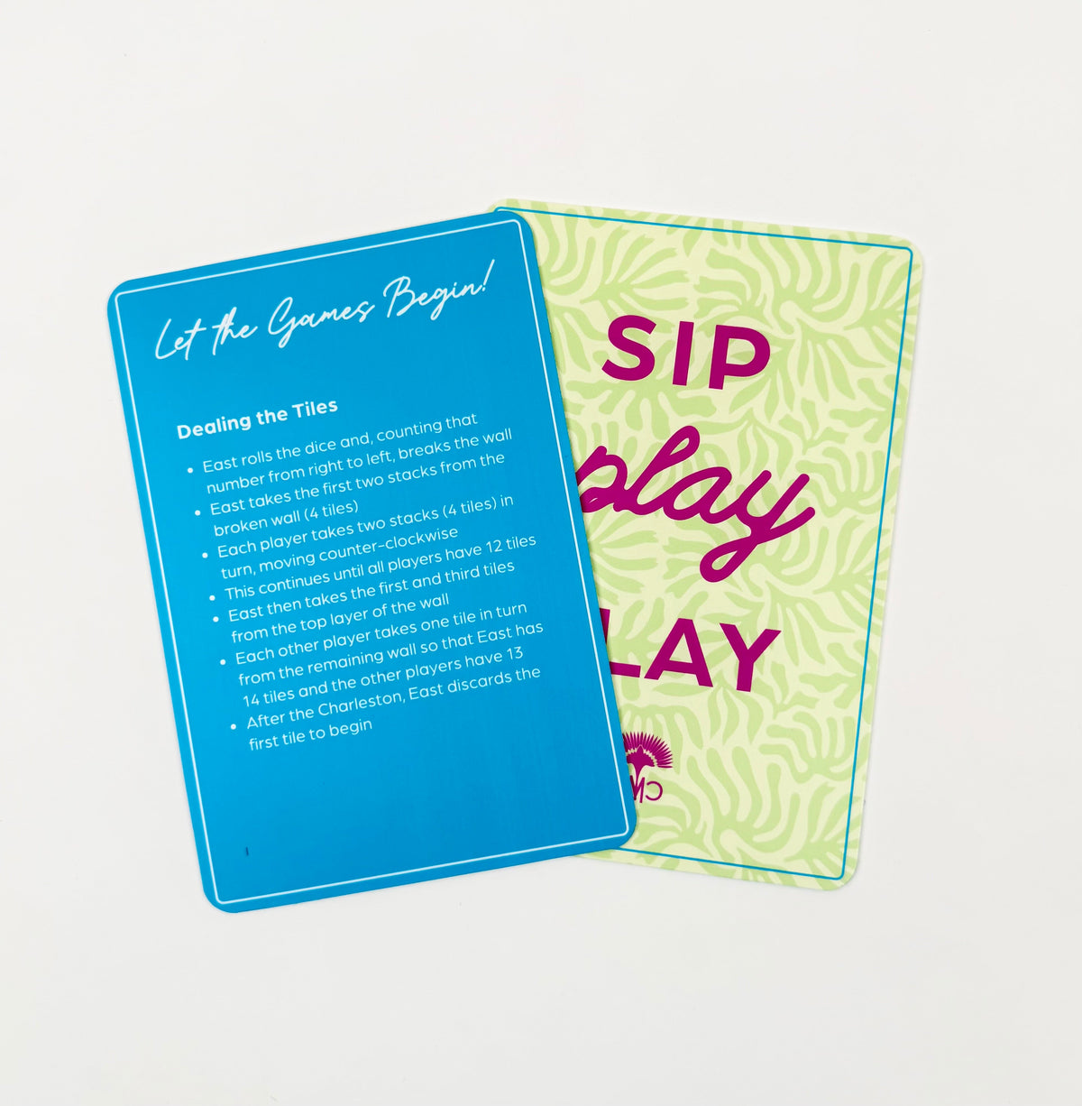 Charleston Mahjong Club shufflers, Sip, Play, Slay