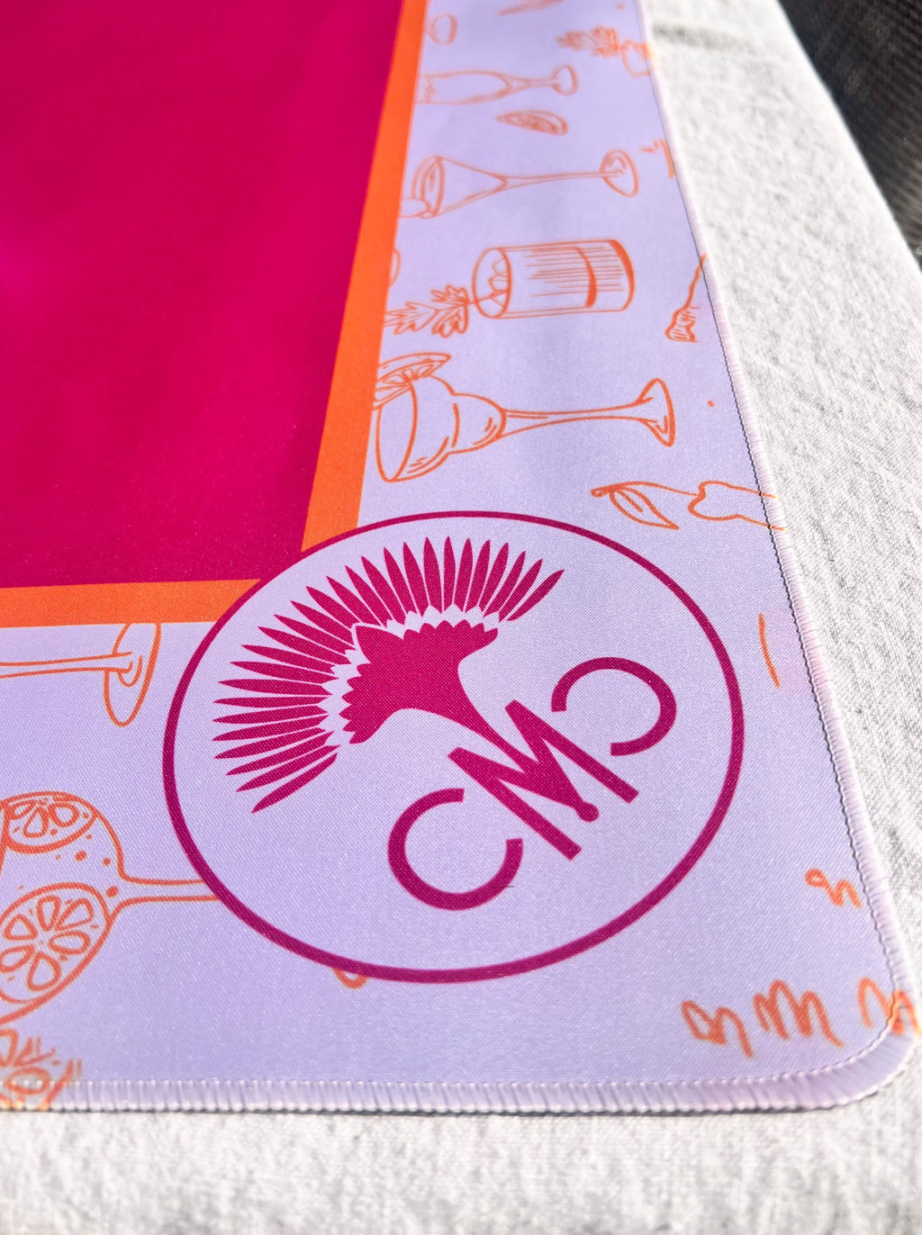 Charleston Mahjong Club Cocktail Club mat