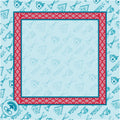 Charleston Mahjong Club Ski Club mat, red sweater border