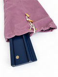 Velvet rack bag, Lavender