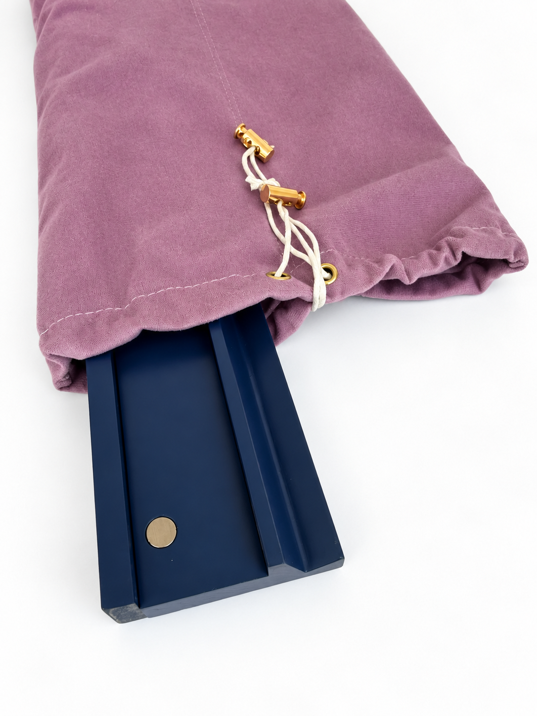 Velvet rack bag, Lavender