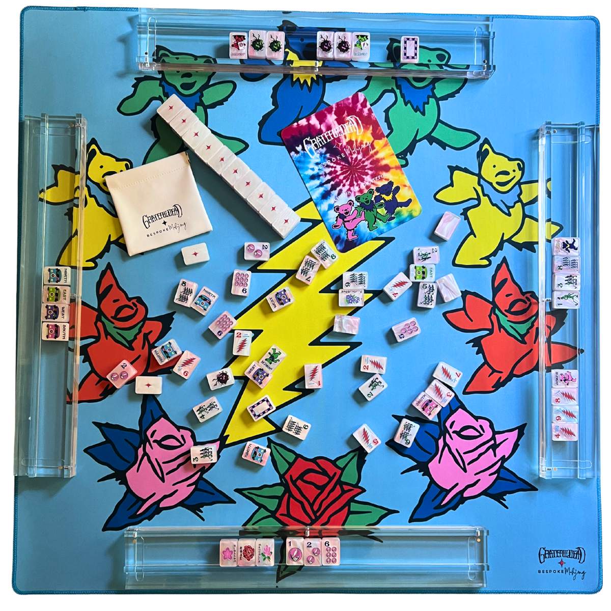 Grateful Dead tiles in play on the Dancing Bears side; tiles sold separately