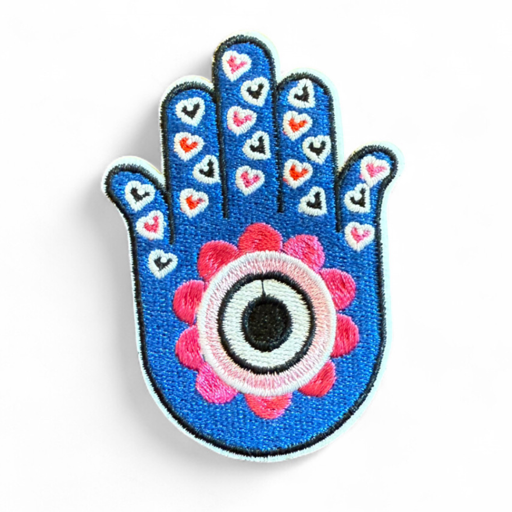 Hamsa self-adhesive patch included with the Patch Perfect tote