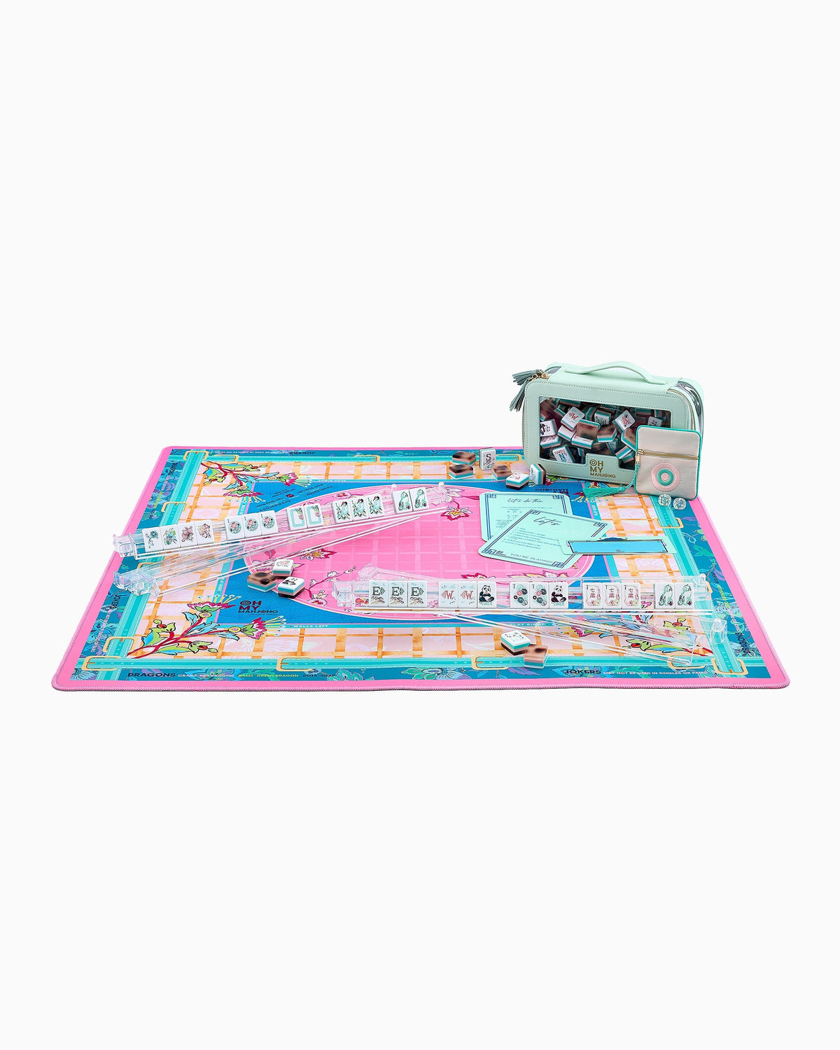 Anastasia mahjong mat styled for game night