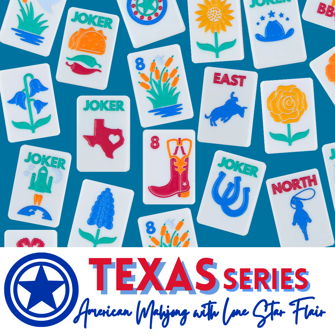 My Fair Mahjong Texas Series tile set, Mesquite White