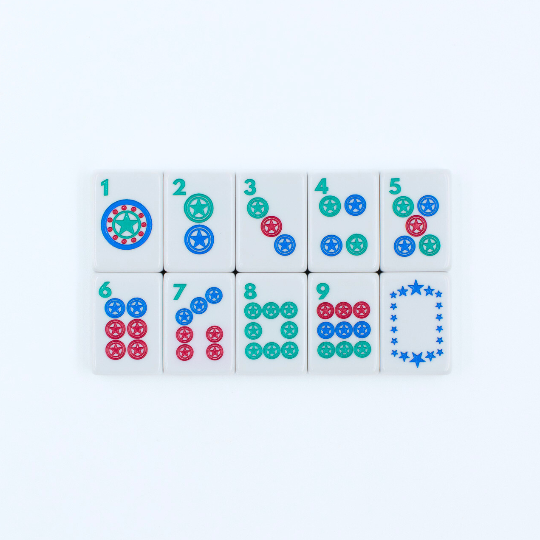 My Fair Mahjong Texas Series tile set, Mesquite White