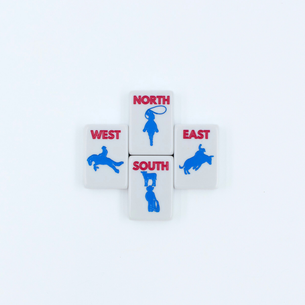 My Fair Mahjong Texas Series tile set, Mesquite White