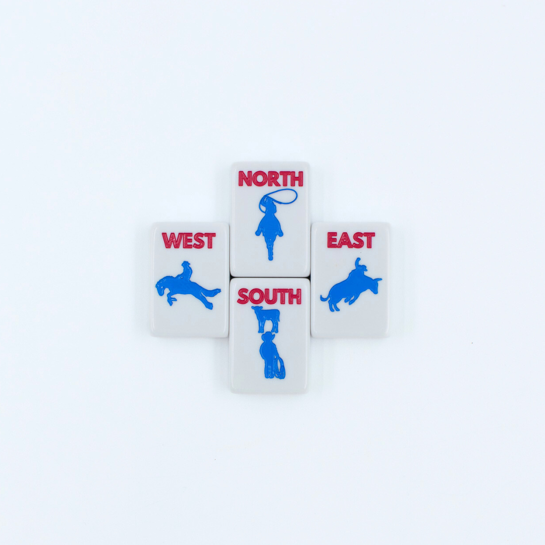 My Fair Mahjong Texas Series tile set, Mesquite White