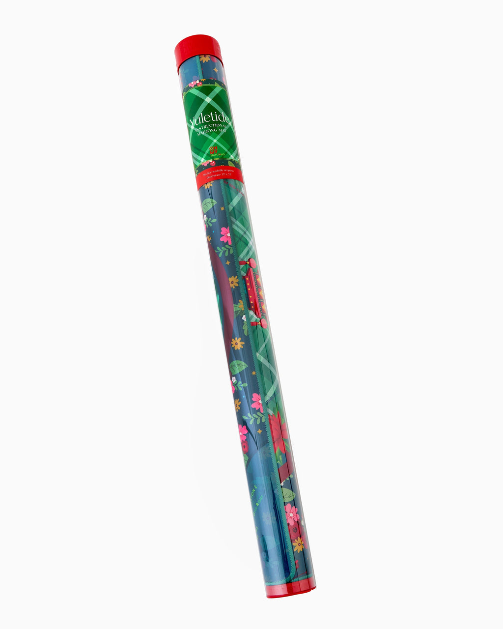 Oh My Mahjong Yuletide mat storage tube